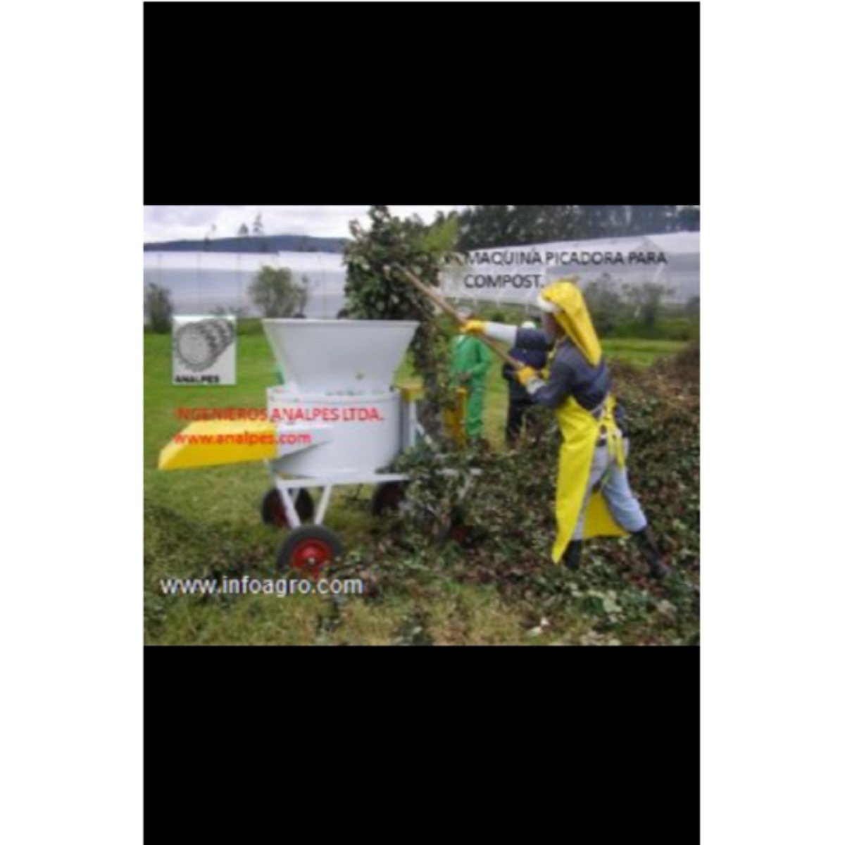 Se vende picadoras para compostajes y reciclajes -
