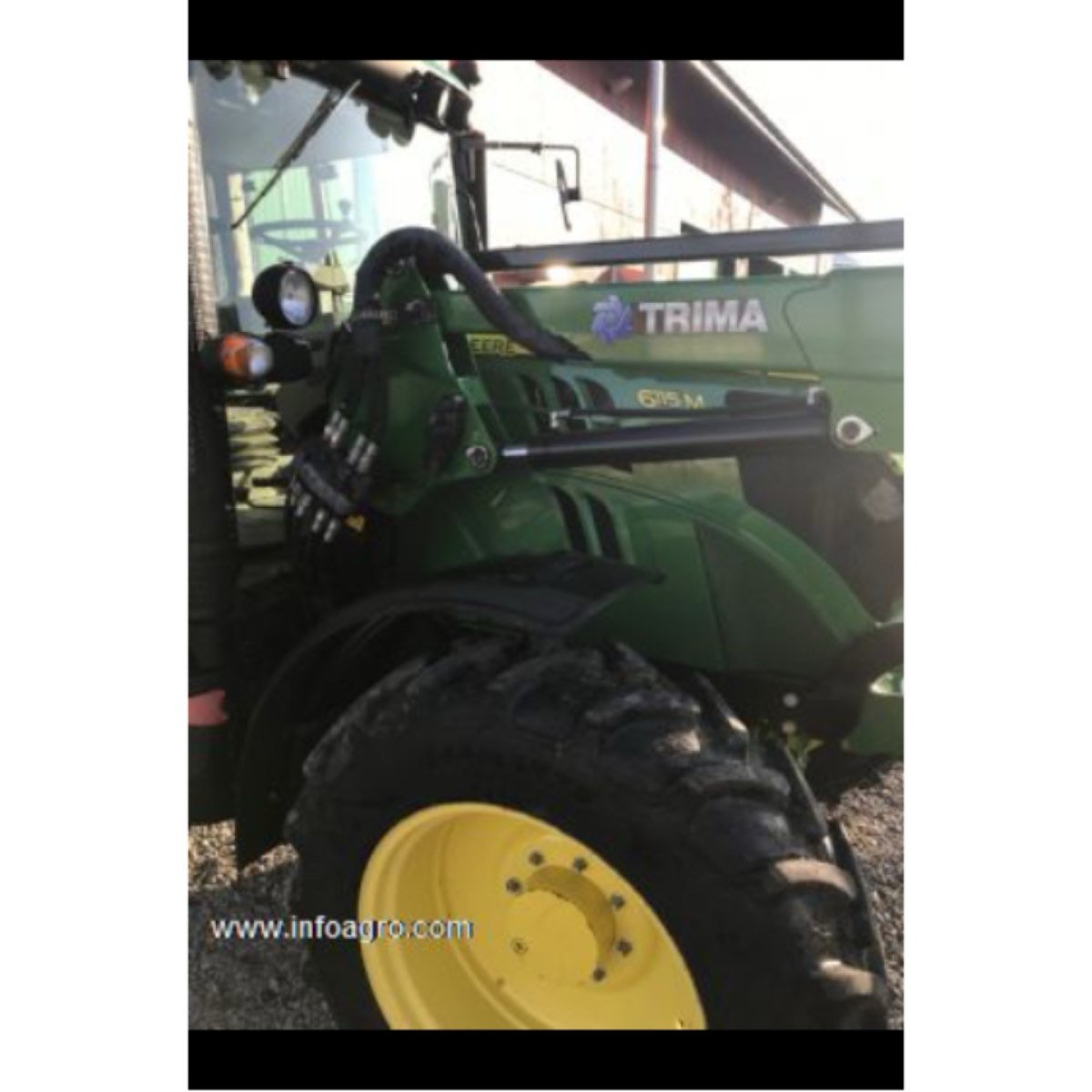 Se vende tractor john deere 6115m del año 2015, 12