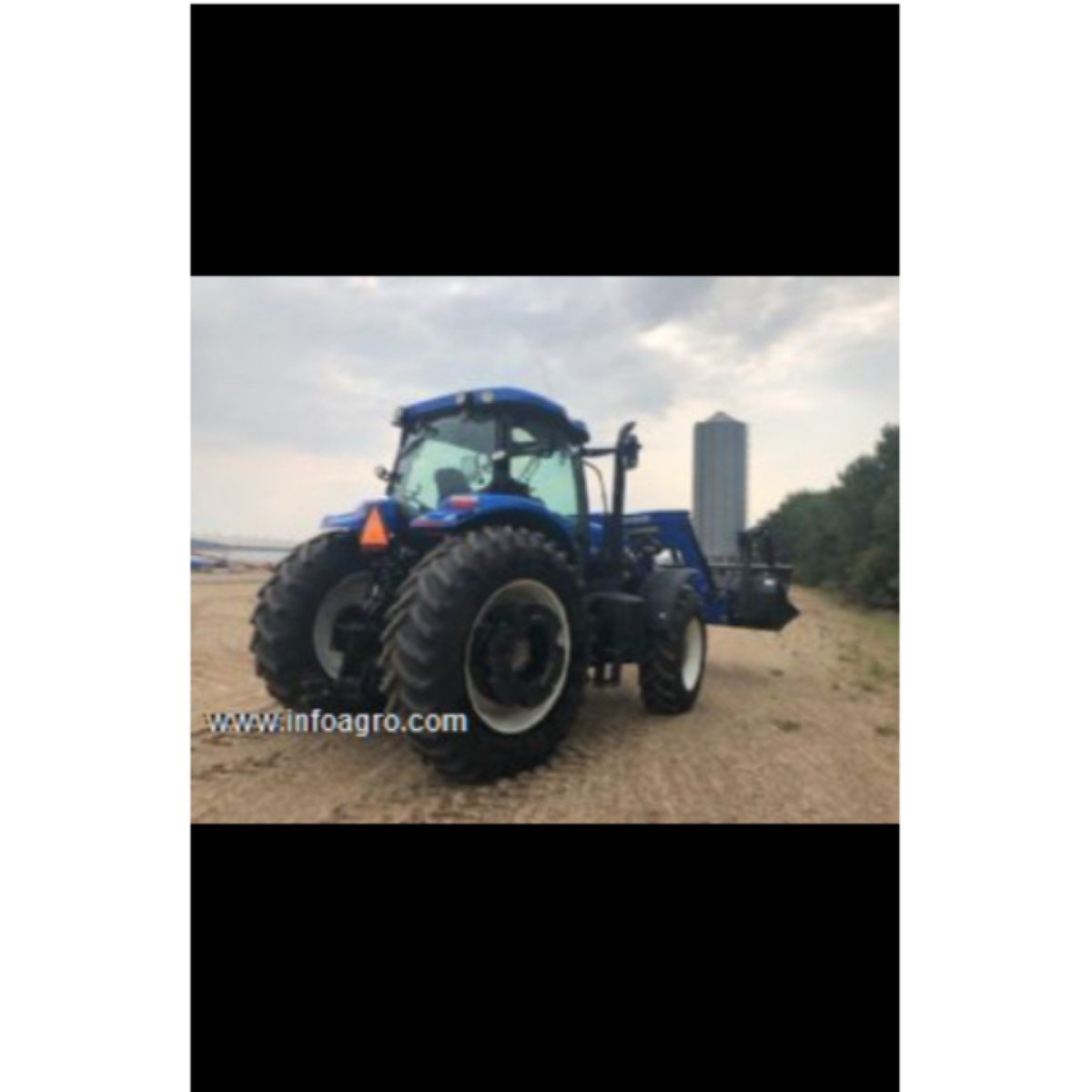 Se vende tractor t7-235 new holland mfwd 2014