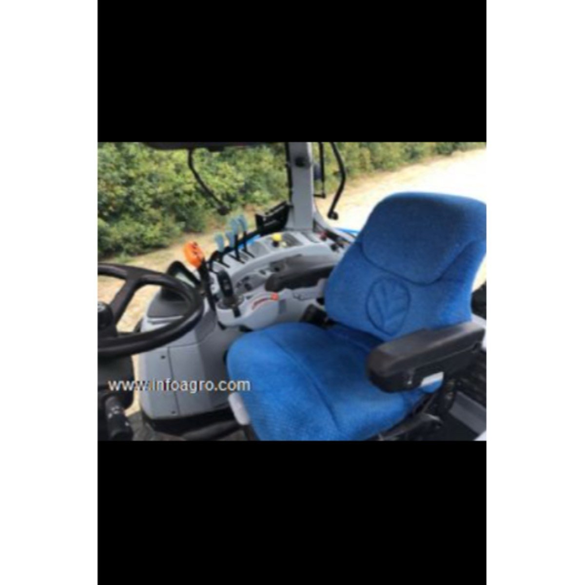 Se vende tractor t7-235 new holland mfwd 2014