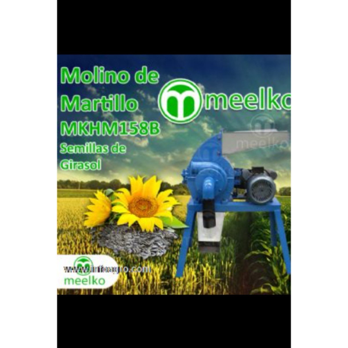 Se vende molino de martillos meelko 1,5 kw