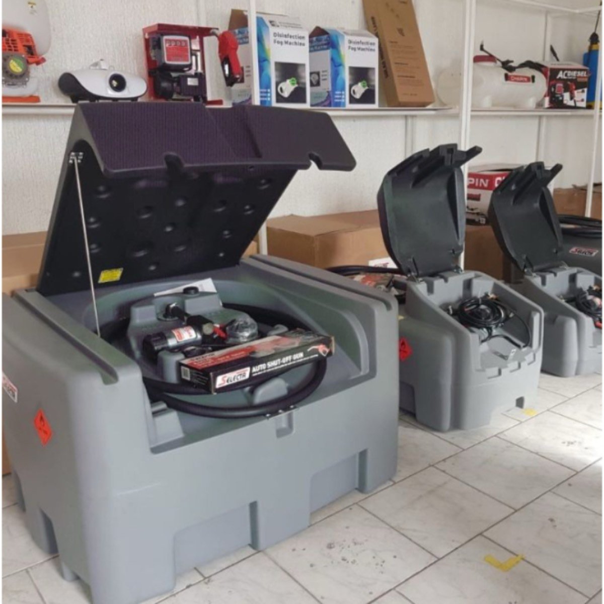DISPENSADORES DE DIESEL, 600, 400 Y 200 LTS