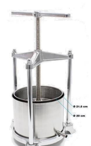 MINIPRENSA ACERO INOX 5L