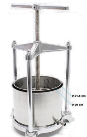 MINIPRENSA ACERO INOX 5L